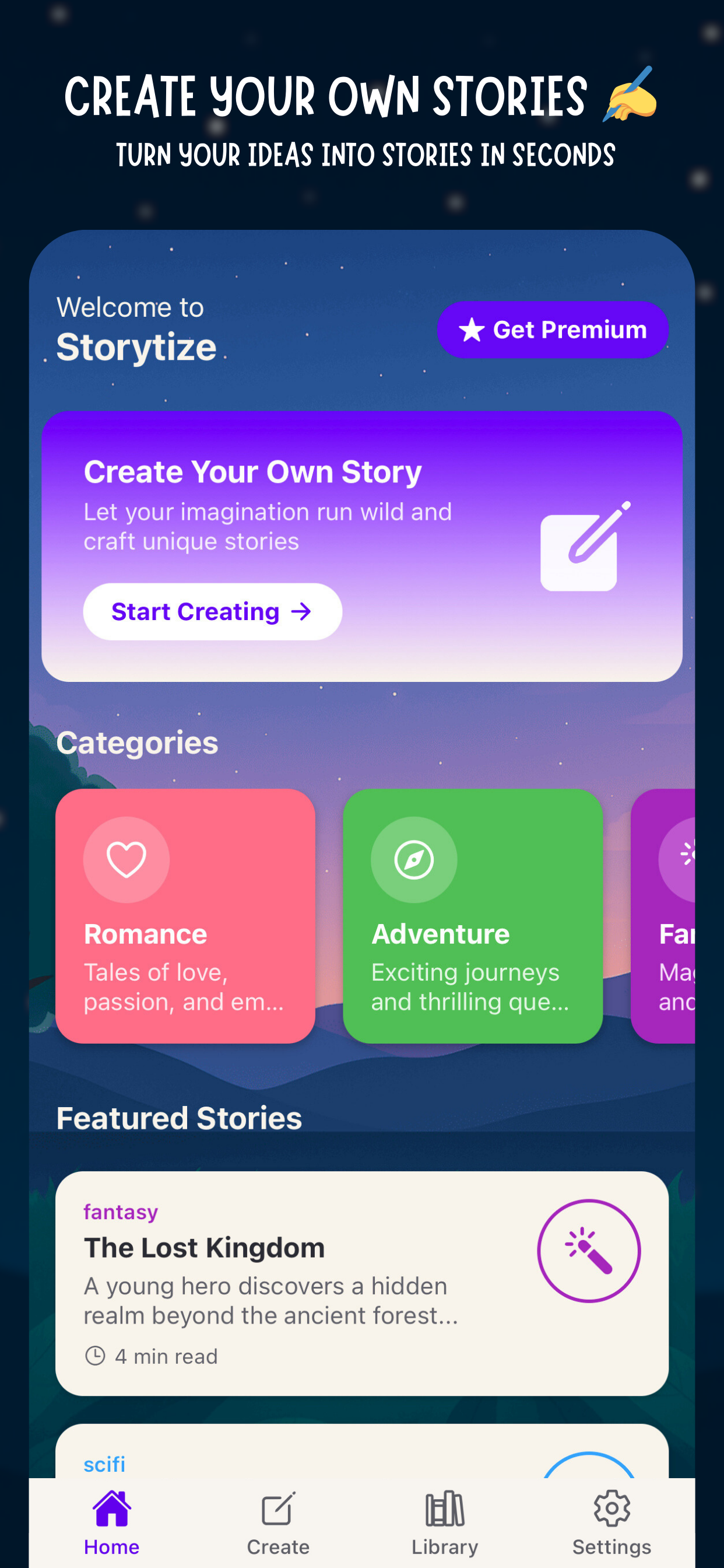Storytize Screenshot 1